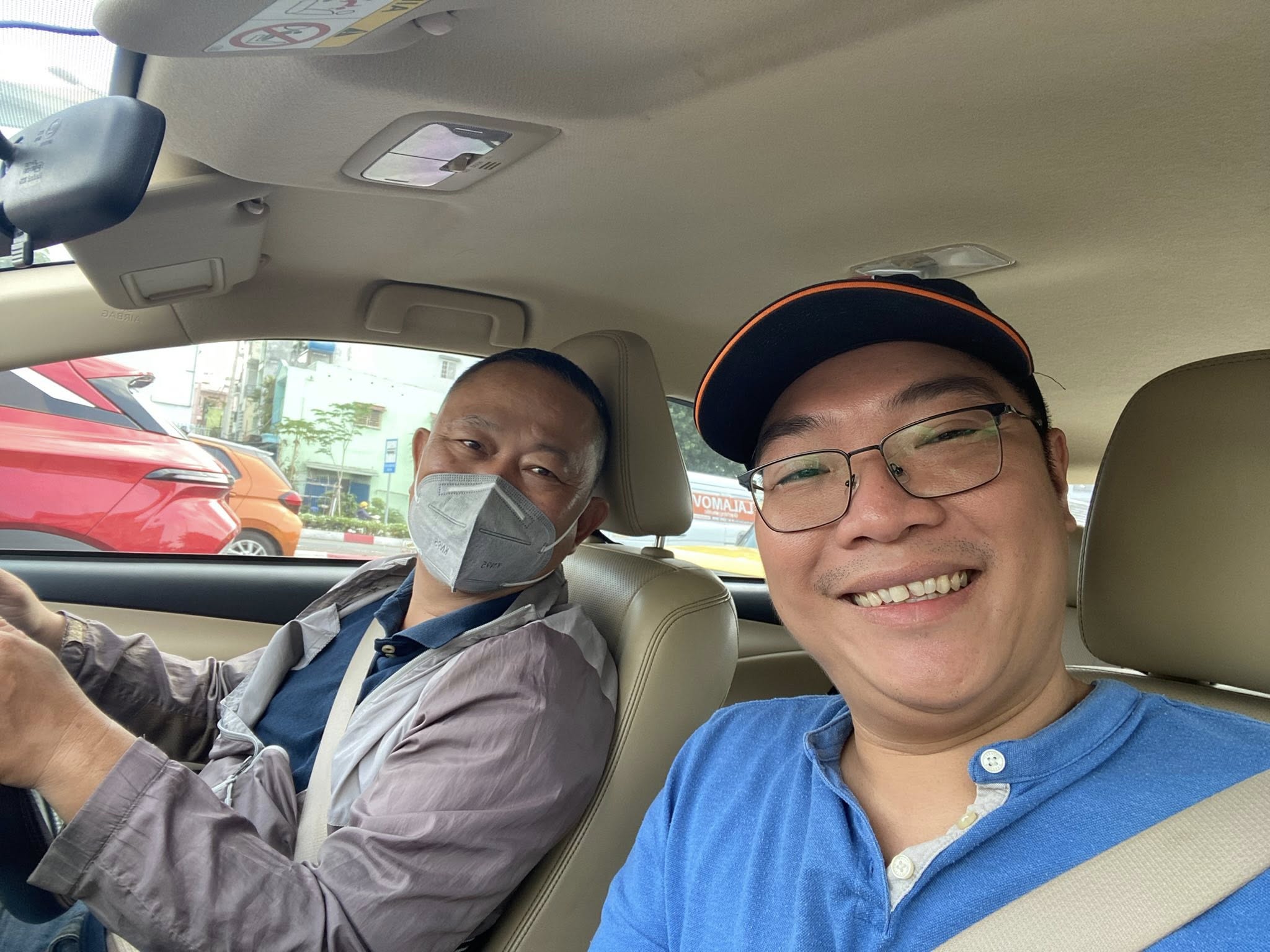 Chú học viên lớn tuổi học lái