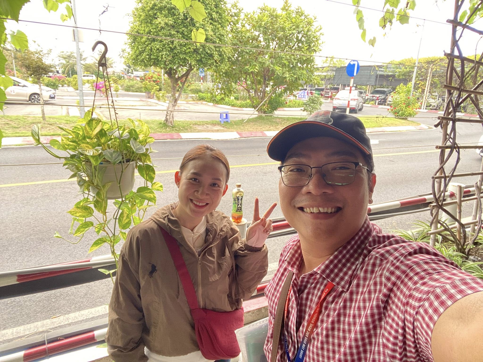 Chị học viên sau buổi tập thành công